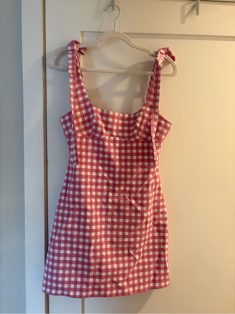Zara Pink Gingham Dress